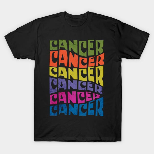 Cancer Zodiac Sign T-Shirt by designedbyjamie